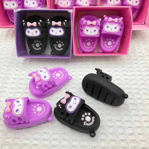 Cute Kurmoi Slipper Eraser | One Pair
