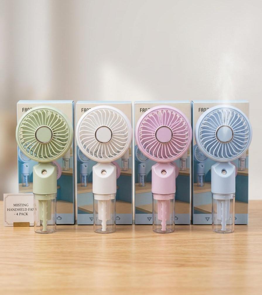 Rechargeable Mini Cooling Fan with Water Spray